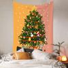 Decoração de Quarto Han Feng Tapeçaria de Natal Decoração de Parede Tecido para Pendurar na Parede ao Lado da Cama Estilo Ins Tecido de Fundo para Decoração de Natal