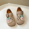 Zapatos de Cuero Pequeños de Moda Transpirables para Niñas 2025 Verano Nuevos de Moda Infantil Suela Suave Versátiles Zapatos Individuales de Cuero para Bebé