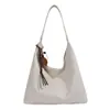 2026 Nuevo Estilo Coreano Moda Nicho Retro Bolso de Axila Gran Capacidad Versátil Tacto de Alta Gama Bolso de Hombro Único Cruzado