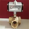Válvula de Bola Neumática de Puerto O de Acero Inoxidable Q641F-16P 304L 310S 321 316L 904L 2205 2507