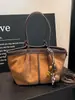 Bolso de mano plisado de alta gama transfronterizo para mujer, nuevo estilo 2026, gran capacidad, acabado mate, bolso de hombro, bolso cruzado de gamuza