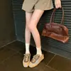 Zapatos planos para mujer, cordones versátiles, estilo retro, nuevo estilo deportivo casual 2026, hermoso par de verano