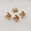 Estilo Antiguo Cobre Fundido 8mm Pequeña Flor Estambre Colgante Hanfu DIY Pasador de Pelo Accesorios Materiales Vaina de Loto Estilo Chino Estilo Étnico
