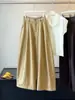 Calça pantalona cáqui para mulheres, novo estilo outono 2026, cintura alta, solta, modeladora, versátil, perna reta, calça longa casual