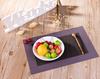 Tapete aislante de estilo occidental con diseño de boutique, tapete para platos y cuencos, tapete aislante antideslizante de PVC europeo, tapete de mesa de comedor lavable y de secado rápido