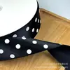 Fita de Bolinhas 3,8cm com Bolinhas Pequenas Estampadas, Fita de Poliéster para Laços Manuais DIY, Embalagem de Presentes e Acessórios de Cabelo