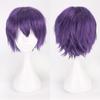 Cos Universal Anti-Deformação Peruca Cabelo Curto 30cm Preto Cosplay Rosa Fumê Estudante Cabelo Falso Fabricante Atacado Transfronteiriço