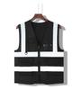 Chaleco de Seguridad Tira Reflectante Transpirable Ropa de Trabajo Personalizada Limpieza de Propiedad Ropa Fluorescente Clip para Caballo Personalizado