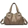 2026 Nova Bolsa Transversal Bolsa de Mão de Grande Capacidade Bolsa de Ombro Único de Alta Qualidade para Mulheres de Meia-Idade Bolsa Macia Dropshipping