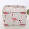 Caja de Almacenamiento de Cultura Le Cai Cesta Pequeña para Guardar Artículos Frescos Lona de Algodón y Lino Cesta de Almacenamiento Plegable para Escritorio