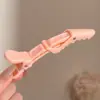 Grampos de Cabelo Sem Costura para Cabeleireiro Presilhas Jacaré Tamanho Grande Franja Presilhas Bico de Pato Laterais Cabeleireiro Maquiador Especial Presilhas de Posicionamento
