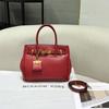 2025 Primavera Nuevo Bolso Portátil Vintage Platino Moda Versátil Hombro Bandolera Bolso Nicho Transfronterizo para Niñas