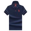 Polo de manga corta de verano para hombre de Huifan, marca de moda, informal, con solapa, fino, 100% algodón.