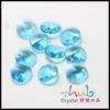 Venta caliente 8MM colorido agujero único cristal de vidrio satélite Diamante diy joyería accesorios de ropa pendientes collar colgante