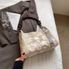 Nova bolsa chinesa para as axilas feminina 2024 Novo verão All-match saco de pano bolsa de ombro para sair para o trabalho bolsa pequena