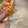 Pinza mediana para el pelo con diseño de gato y ácido acético de estilo coreano, con diseño de dibujos animados de moda para niña dulce, pinza para el pelo con forma de tiburón