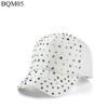 Nova versão coreana de boné de beisebol de primavera e verão moda boné feminino boné de beisebol com strass de diamante brilhante atacado