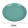 Vajilla de paja de trigo de 15 cm, plato de hueso para el hogar, sala de estar, mesa de centro, plato redondo para aperitivos y frutas, plato de plástico para cocina