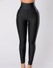 Diseñado Especialmente para Pantalones Deportivos de Yoga y Culturismo Europeos y Americanos Transfronterizos, Corsé de Cintura Alta, Ajustado, Leggings de Alta Elasticidad para Pies Pequeños, Stock Listo de Fábrica