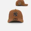 Novo Boné de Baseball Bordado da MLB para Homens e Mulheres, Chapéu de Sol Hip-Hop, Boné com Aba Fashionável e Versátil para Proteção Solar