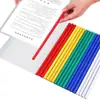Carpeta Transparente A4 con Clip de Palanca Gran Capacidad Clip de Palanca Especial para Estudiantes Papelería Clip para Hojas Sueltas Engrosado
