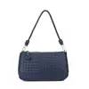 Bolsa de mão tecida à mão simples e fashion de grande capacidade transfronteiriça, bolsa de ombro/axila fashion requintada e leve