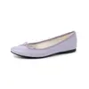 Zapatos bajos de piel de oveja para mujer, zapatos planos, nuevo modelo de otoño, piel genuina, puntera redonda, estilo coreano, lazo, cómodos zapatos bajos