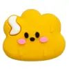 Parche autoadhesivo suave de PVC con nube amarilla y arcoíris semi-3D para fundas de teléfono 3D, accesorios para el cabello, decoraciones para auriculares, accesorios de joyería DIY