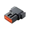 DTM04-12PB De Chi conector de carro conector à prova d'água terminal de emenda macho e fêmea plug de encaixe para chicote