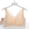Ropa interior fina para mujer, sujetador ajustado de pecho grande, talla grande, copa completa, ropa interior tipo sándwich cómoda, sujetador tipo tubo, antiluz