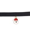 Colar de gancho de orelha de Papai Noel de desenho animado europeu e americano, terno, colar de flanela outono-inverno transfronteiriço, brincos, colar de liga criativo