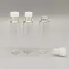 Fabricantes fornecem frascos cosméticos de 0,5ml, perfume, frascos de teste, frascos de teste, frascos de vidro, tampas plásticas de 1 2 3ml