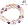 Jinghui Accesorios de Cristal DIY Accesorios Cristal Dobao Natural Forma 8*12 Hecho a Mano Semiacabado Cuentas Irregulares