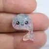 Accesorios de Joyería de Resina con Temática Oceánica, Lentejuelas Transparentes, Dijes para Zapatos DIY de Ballena y Tortuga, Materiales para Accesorios de Cabello Hechos a Mano, Pequeños