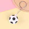 Chaveiro de silicone tridimensional 3D Pingente de mochila Basquete Futebol Vôlei Criativo Pingente de bolsa de borracha macia Presente Atacado