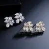 Pendientes Vintage de Hojas con Circonita Estilo Francés, Pendientes de Lujo Ligero y Alta Gama para Mujer, Accesorios Simples para el Día a Día, Envío Directo de Una Pieza