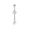 Conjunto de Cinco Peças de Piercings de Umbigo, Piercings de Umbigo Mais Vendidos da Amazon, Piercings de Umbigo com Zircônia, Joias de Piercing
