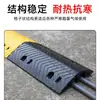 Badén de Goma para Cables para Escenarios Exteriores Escolares, Protege Cables Eléctricos, Alfombrilla Anti-Presión para Cruce de Cables, Se Puede Empalmar, En Stock