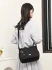 Bolso de Mujer 2026 Nuevo Modelo Transfronterizo Versátil Color Sólido Tela de Nylon Bolso de Mamá Gran Capacidad Hombro Único Cruzado Bolso Cuadrado Pequeño
