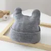 Ins Explosiones Coreano Bebé Lindo Oreja Lana Tejida Sombrero Color Caramelo Todo Fósforo Cálido Sombrero para Bebés Niños y Niñas