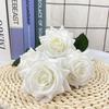 Decoração de Casamento Flores Artificiais de Rosa com Toque Realista e Umidade, Galhos de Flores para Dia dos Namorados, Arranjos para Vaso em Casa, Flores Artificiais, Atacado em Estoque