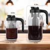 Nova Tampa de Alça para Jarra Mason de Café Cold Brew da Amazon Adequada para Chá Gelado, Bebidas de Frutas e Limonada
