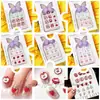 Decorações de Nail Art Transfronteiriças Strass de Resina Nail Art Realista 3D Morango de Creme Maçã Acessórios para Unhas Strass de Fundo Plano
