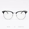 Gafas TR2129 con montura poligonal irregular para miopía, para mujer, cara lisa, montura grande, montura pequeña y lisa, para hombre.