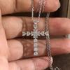 Collar de lujo de alta sociedad con incrustaciones de circonitas de amor, estilo europeo y americano, sencillo y transfronterizo