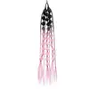 Peluca Trenza Burbuja Degradada, Trenzas Burbuja Linterna, Cola de Caballo Doble Larga Color Degradado Estilo Celebridad de Internet Trenzas Xuchang