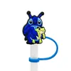 Tapa de Popote con Personaje de Dibujo Animado Tapa para Popote Tapón de Polvo de Silicona Decoración de Popote de Fiesta Anime Producto Transfronterizo