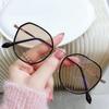 Gafas Fotocromáticas Verdes de Hada para Miopía Gafas Planas para Mujer Se Pueden Equipar con Lentes Ligeros Gafas Pequeñas con Montura Redonda
