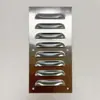 Ventilador de Rejilla de Acero Inoxidable Hierro Aleación de Aluminio Ventilación Pasante Campana Extractora Disipación de Calor Ventilación Placa de Rejilla Perforada a Prueba de Lluvia