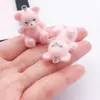 Pingente de Urso Fofo de Desenho Animado em Resina 3D Chaveiro DIY Feito à Mão Fivela de Bolsa Acessório para Pendurar